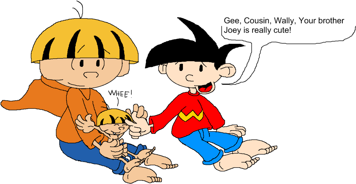 Banner Freeuse Library Cousins Clipart Kind Child - Cartoon (1239x644)