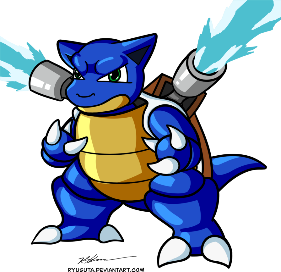 Clipart Library Download Commission Used Hydro Pump - Blastoise (894x894)