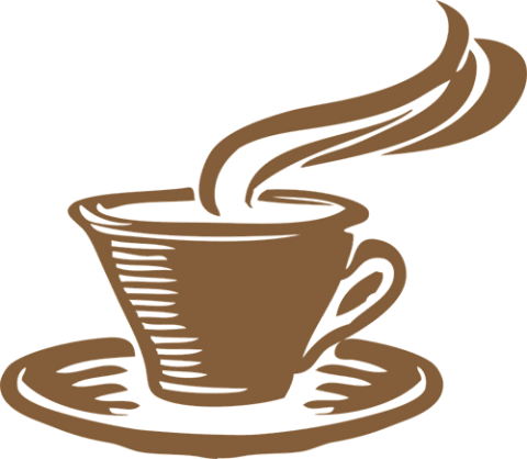 Break Clipart Tea Break - Coffee Cup Clipart Png (480x418)