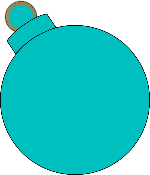 Turquoise Ornament Clip Art At Clker Vector Clip Art - Nikumaroro Island (510x595)