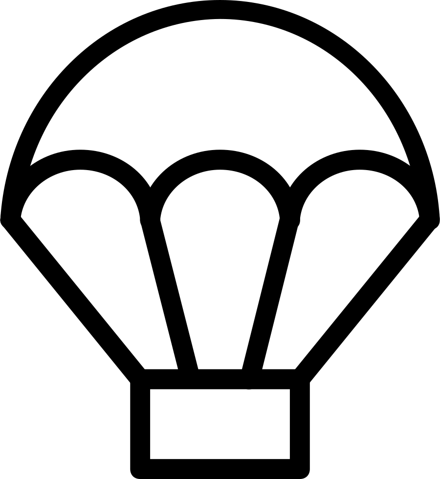 Black Book Png >> Parachute Svg Png Icon Free Download - Parachute Icon Png (900x980)