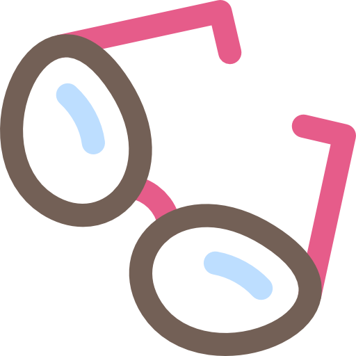 Cat Eye Glasses Free Icon - Scalable Vector Graphics (512x512)