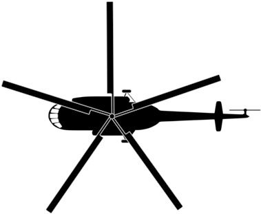 Helicopter Mil Mi 17 Mil Mi 8 Airplane Top View - Helicopter Top View Vector (408x340)