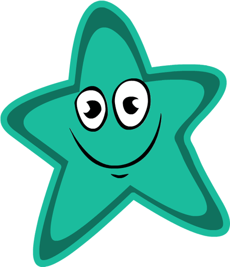 Stars Clipart Funny - Funny Christmas Star (600x630)