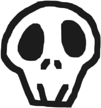 Skull Doodle - Skull Doodle Png (490x490)