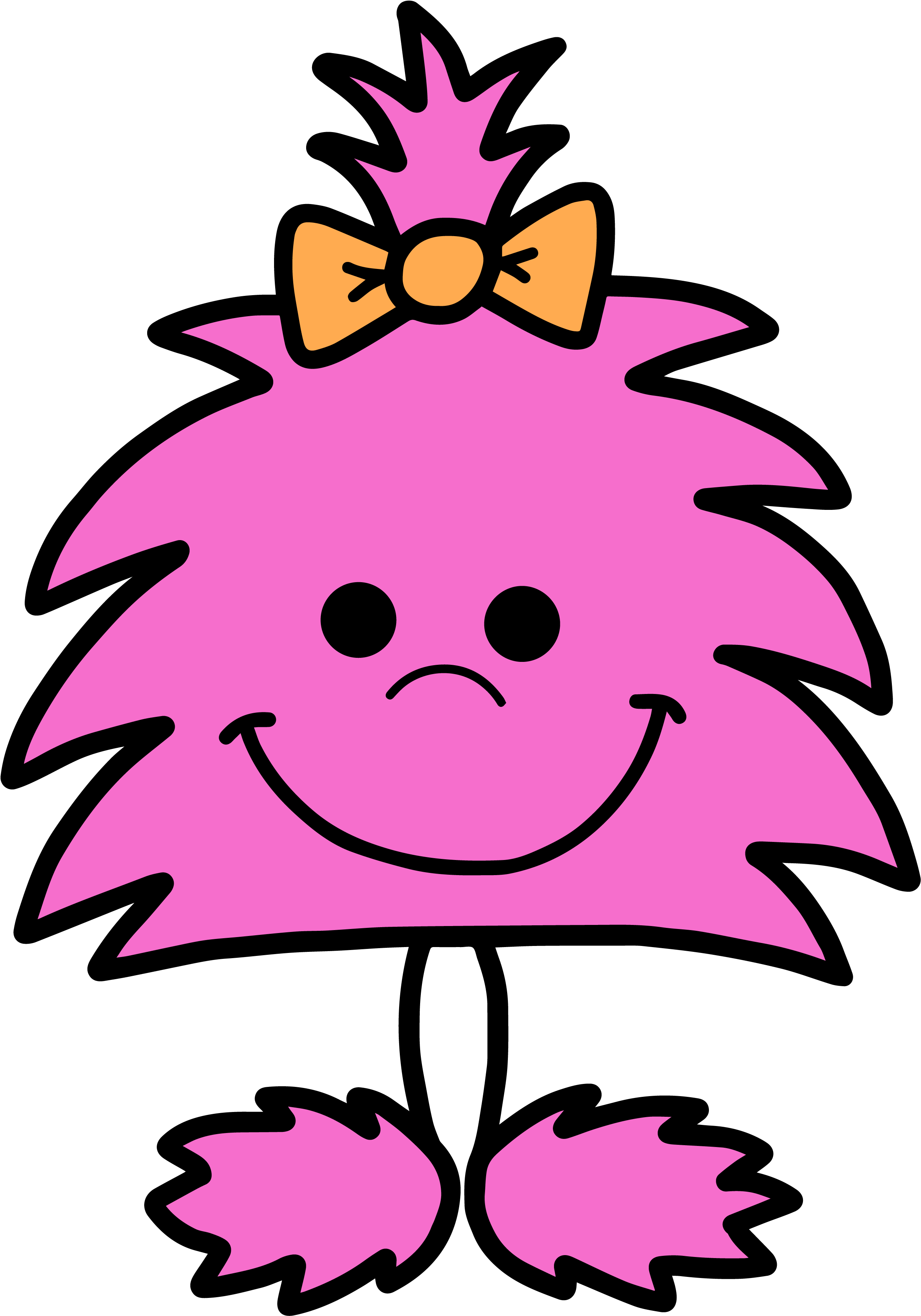 ~*♧️️clip Art Monsters*~ - Monster Journal Notebook 100 Pages 6 X 9 Pages Paper (2574x3689)