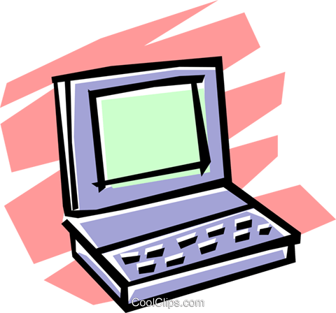 Laptop Computer Royalty Free Vector Clip Art Illustration - Computacion Dibujo Png (480x448)