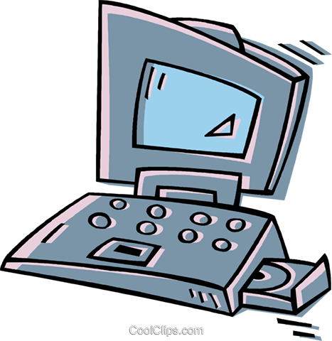 Laptop Computer Royalty Free Vector Clip Art Illustration - Laptop Computer Royalty Free Vector Clip Art Illustration (467x480)
