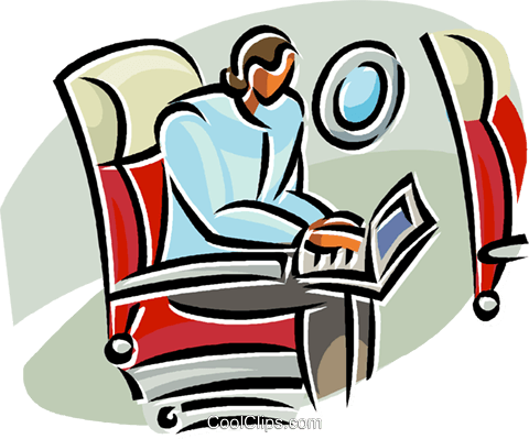 Woman Working On Her Laptop Computer Royalty Free Vector - Woman Working On Her Laptop Computer Royalty Free Vector (480x399)