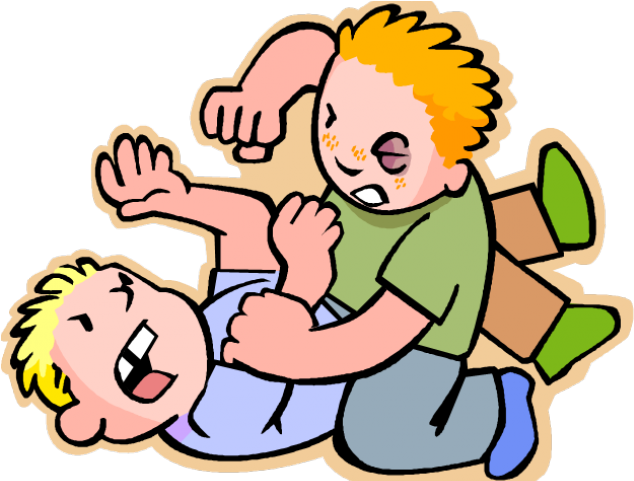 Fight Clipart Street Fight - Bullying Clipart (640x480)