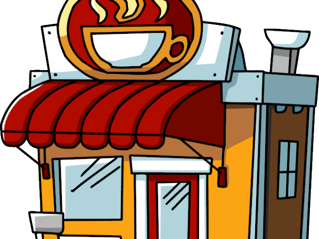 Clip Transparent Download Coffee Shop Clipart Free - Coffee Shop Clipart Png (640x480)