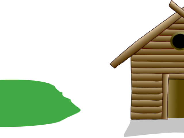 Hut Clipart Wood Hut - House Of 3 Little Pigs (640x480)