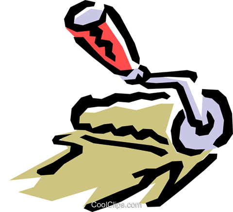 Paint Rollers Royalty Free Vector Clip Art Illustration - Paint Rollers Royalty Free Vector Clip Art Illustration (480x437)