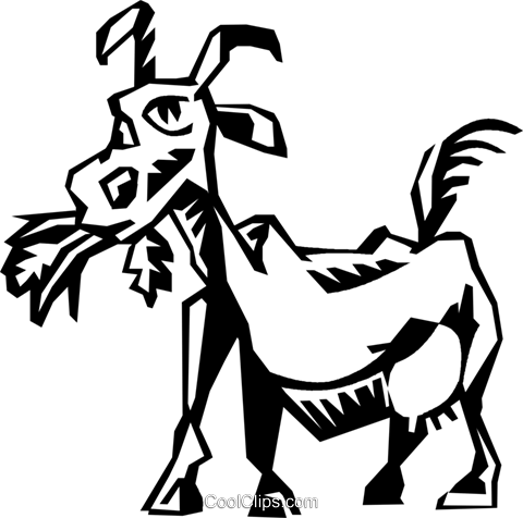 Milk Cow Eating Grass Royalty Free Vector Clip Art - Vector Graphics (480x476)