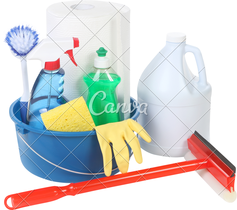 Cleaning Supplies For Around The House - Cleaning Slots Available (800x710)