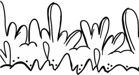 Clipart Free Download Download Wallpaper With Flowers - Grassland Clipart Black And White (450x300)