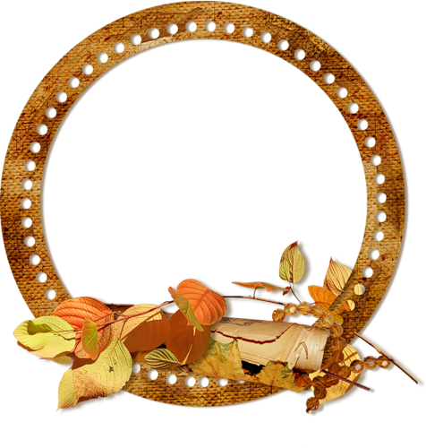 G - M - Round Shape Frame Png (476x500)