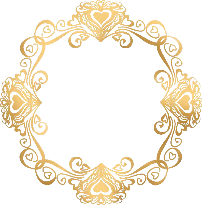 Gold Picture Frames, Pictures, Clip Art, Oval Frame, - Wedding Invitation Gold Border (684x691)