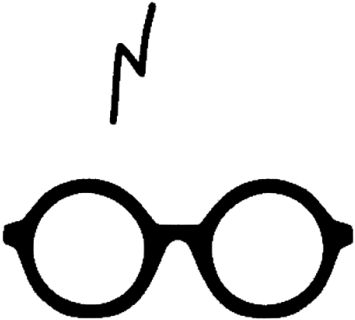 Harry Potter Glasses - Harry Potter Glasses Png (394x360)