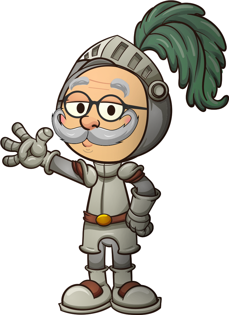 Clip Art Freeuse Knight Fencing Ltd Garden - Knight (1100x1182)