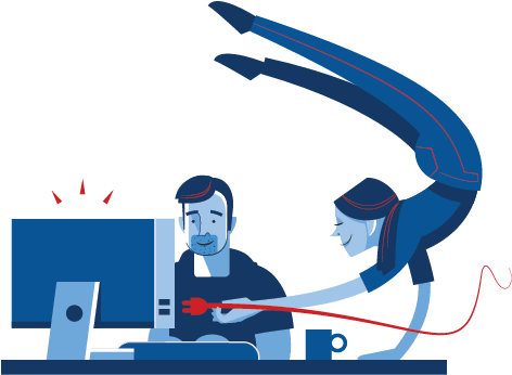 Does Your Company Generate Data On Who Is Using An - Cartoon (522x345)