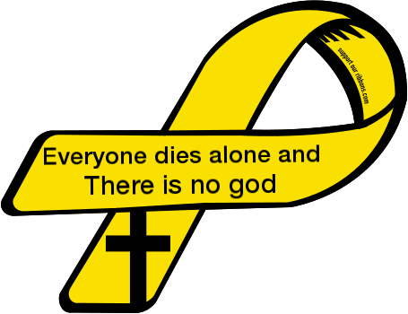 Everyone Dies Alone And / There Is No God - Cushing's Awareness (455x350)