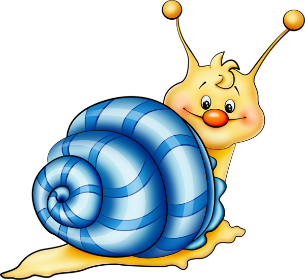 Snail Clipart Kid - Dibujo De Un Caracol A Color (600x551)