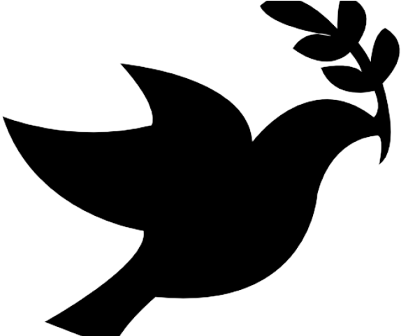 Peace Dove Clipart Social Justice - Peace Dove Silhouette (640x480)