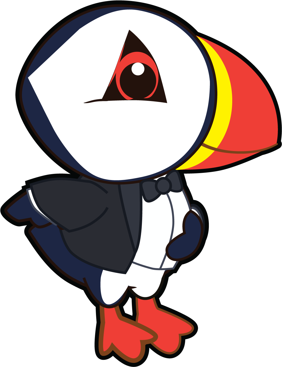 Who Is Pippin Puffin - Puffin Clipart Png (1194x1492)