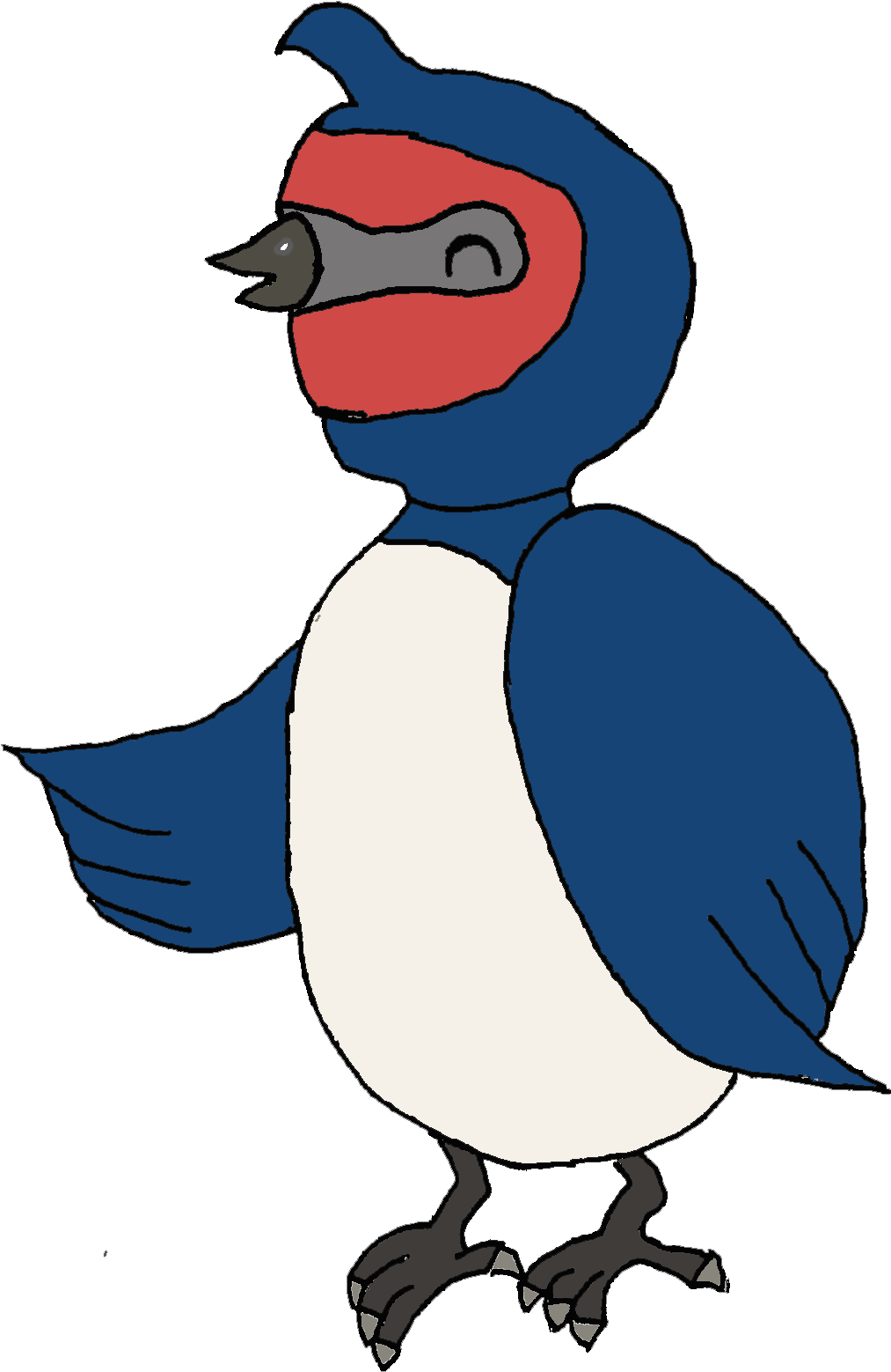 My Gray Shun This Is Too Much For My Little Birdbrain" - Penguin (1246x1700)