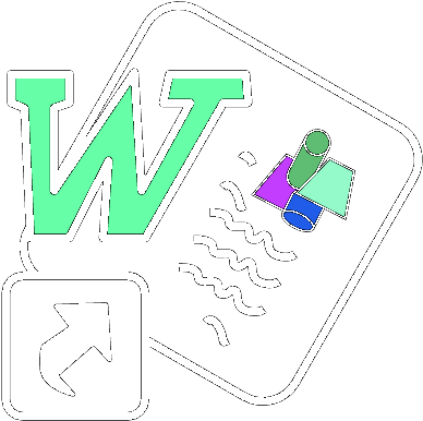 Circus Font Microsoft Word Vector - Microsoft Word 97 Logo (406x404)