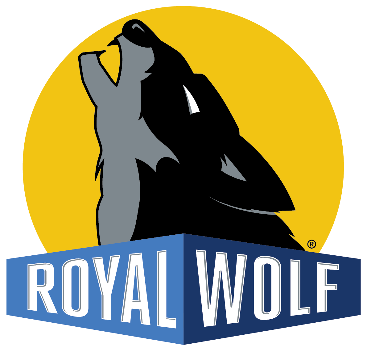 Fletcher Living Logo Rw - Royal Wolf Logo Png Hd (1190x1140)