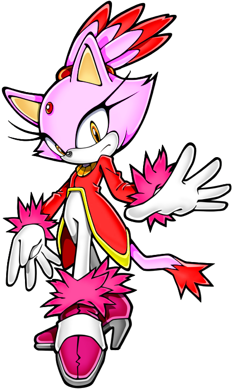 Burning Blaze The Cat - Super Blaze The Cat (456x760)