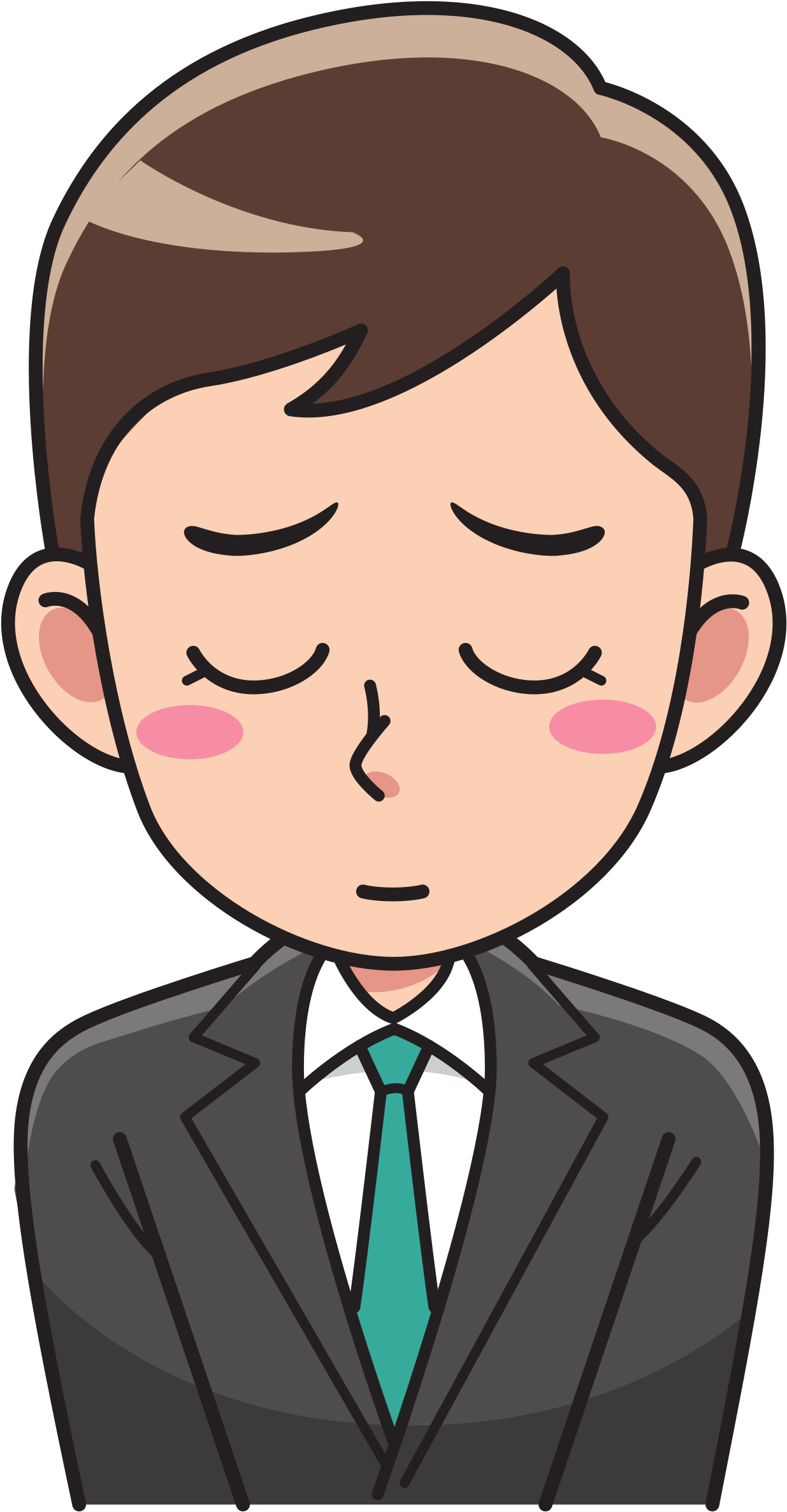 This Free Icons Png Design Of Business Man - Businessperson (1262x2400)