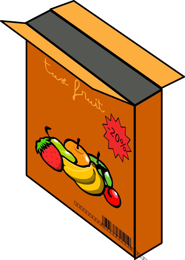 Cereal Box Clipart (643x900)