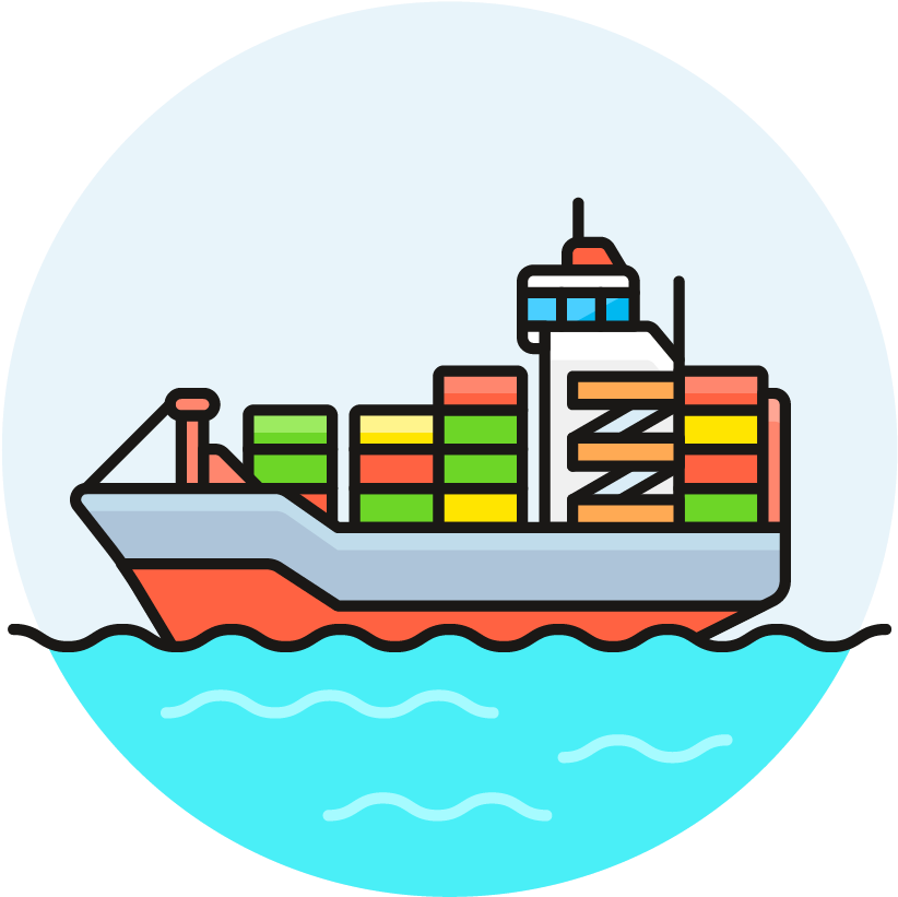 19 Logistic Ship Container - Icon (1025x1148)
