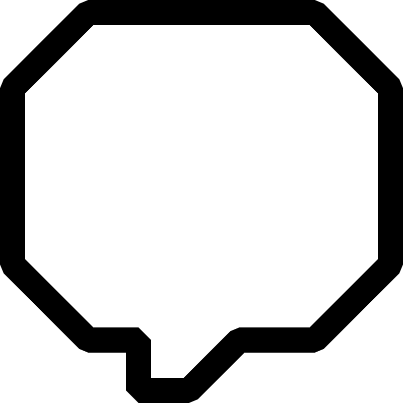 Blank Speech Bubble Clip Art - Balloons Text Png (800x800)