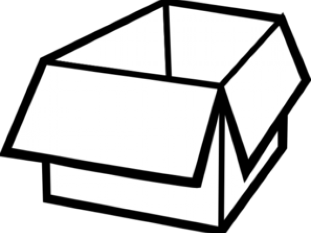 Box Clipart Black And White (640x480)