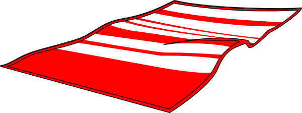 Beach Towel Clip Art - Mat Clipart (600x224)