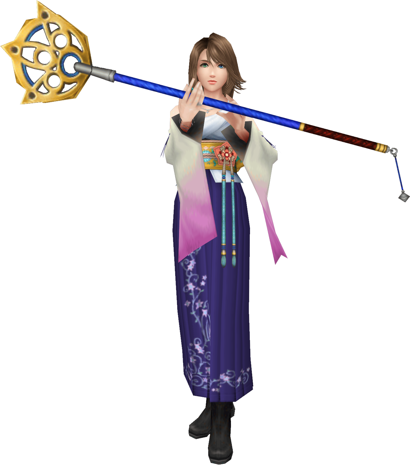 Shinra News - Yuna Final Fantasy X Summoner (1376x1560)