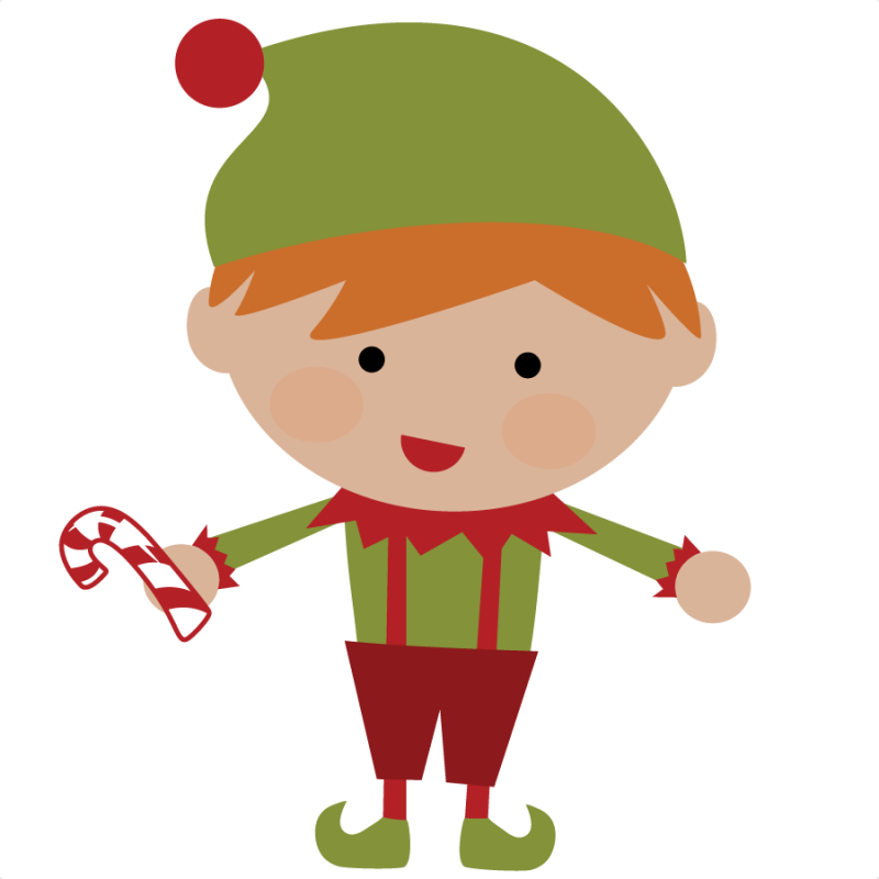 Christmas Elf Clipart (1024x1024)