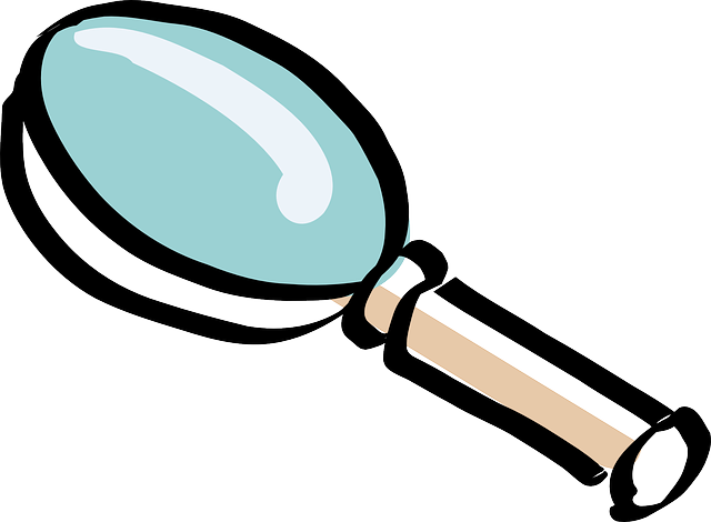 Magnifying, Drawing, Cartoon, Free, Detective - Melonheadz Magnifying Glass (640x470)