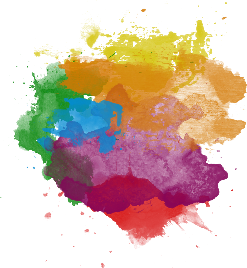 Image - Transparent Paint Splatter Overlay (1000x1000)