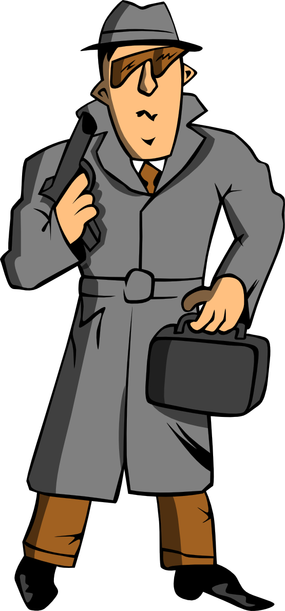 Free Vector Spy Clip Art - Owls In The Attic [book] (555x1190)