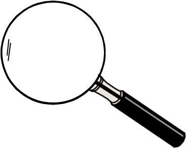 Lens Clipart Transparent Background - Magnifying Glass Transparent Background (420x344)