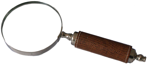 Magnifying, Glass, Png, Detective, Lens - Old Magnifying Glass Png (691x340)