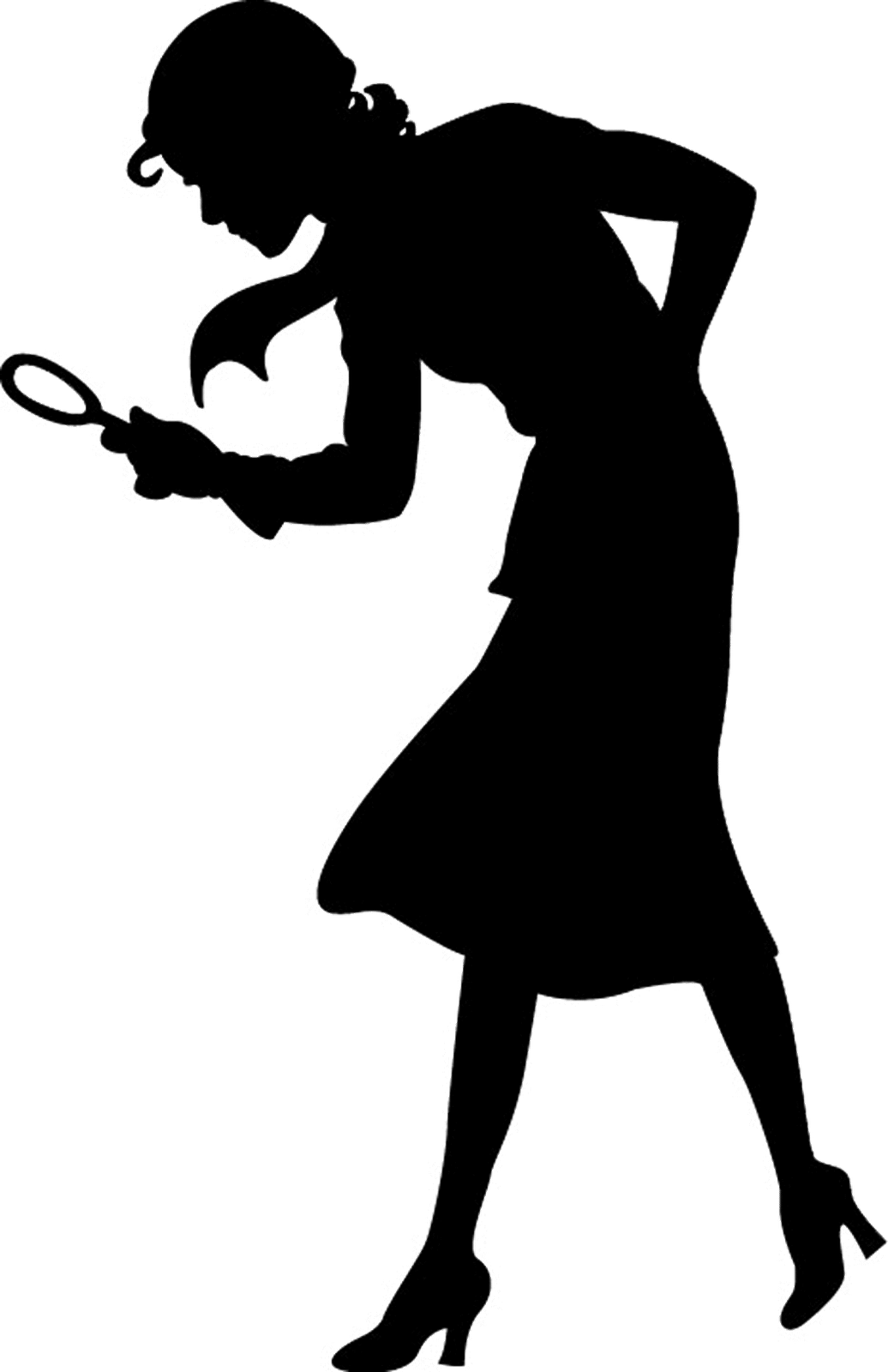 Nancydrewsilhouette 650by1000 - Nancy Drew Silhouette (1036x1600)