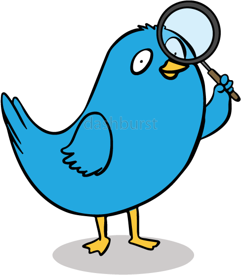 Magnifying Glass Images - Bird With Magnifying Glass Clipart (500x570)