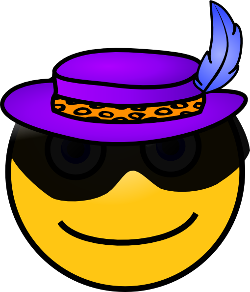 Pimp Smiley Clip Art - Pimp Clip Art (510x594)