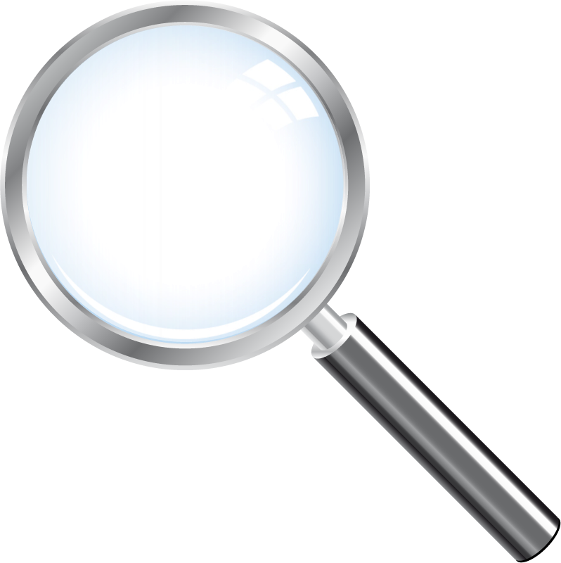 Magnifying Glass Clip Art - Magnifying Glass Vector (798x800)
